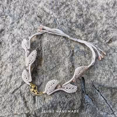 دستبند برگ گل