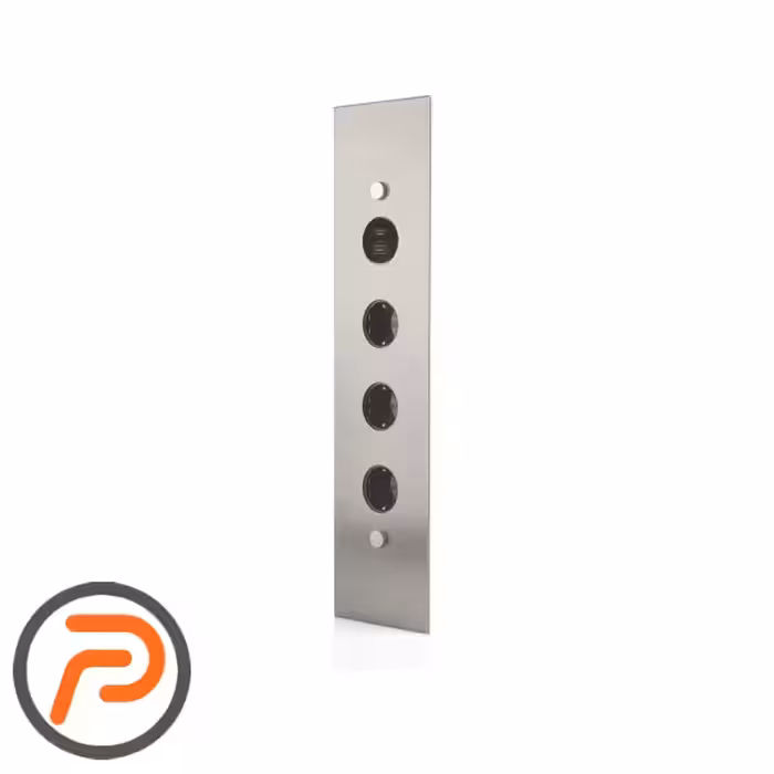 پریز استیل گوشه مدل 10010