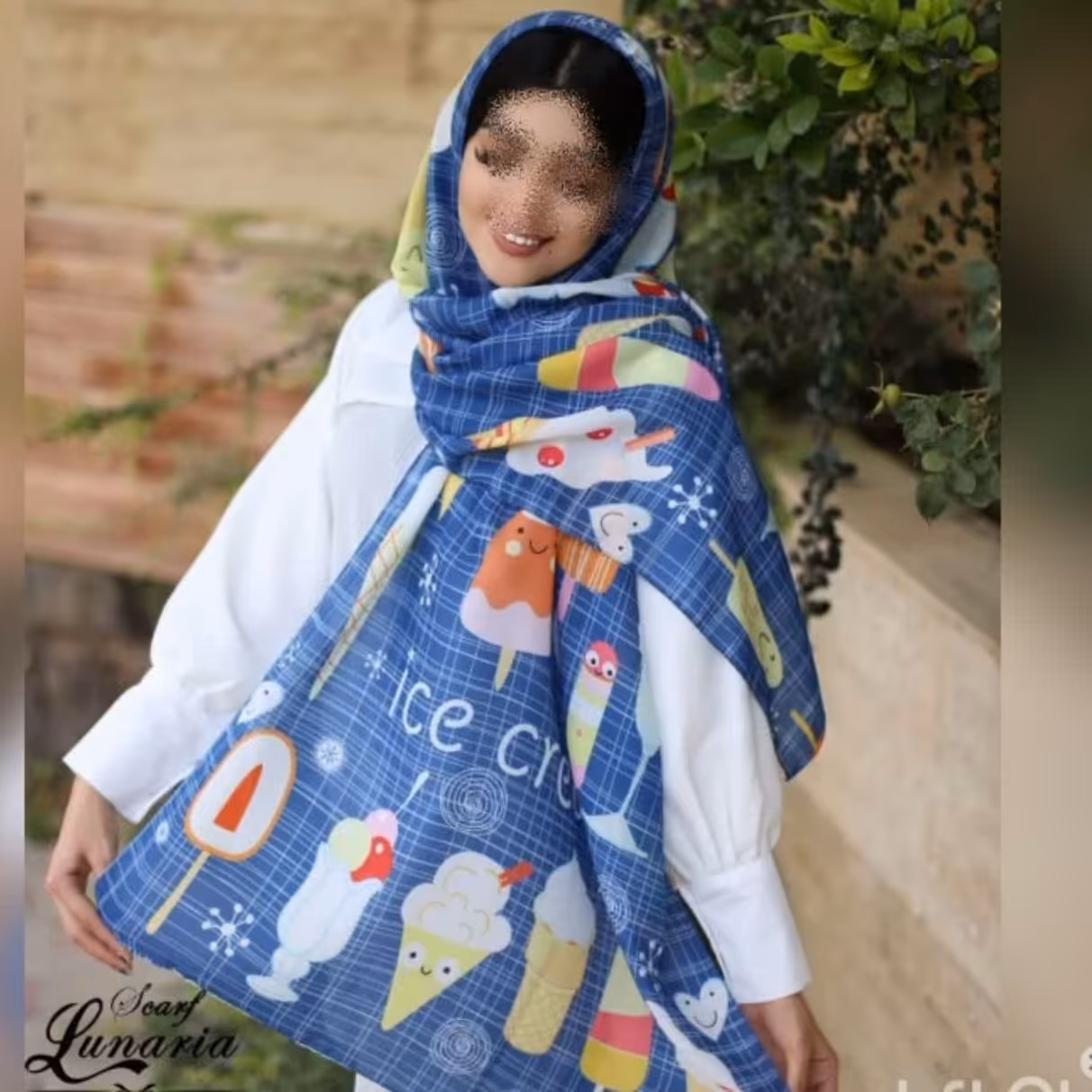 شال کد 145،جنس نخ کره بسیار با کیفیت نرم ولطیف با ایستایی خیلی خوب 