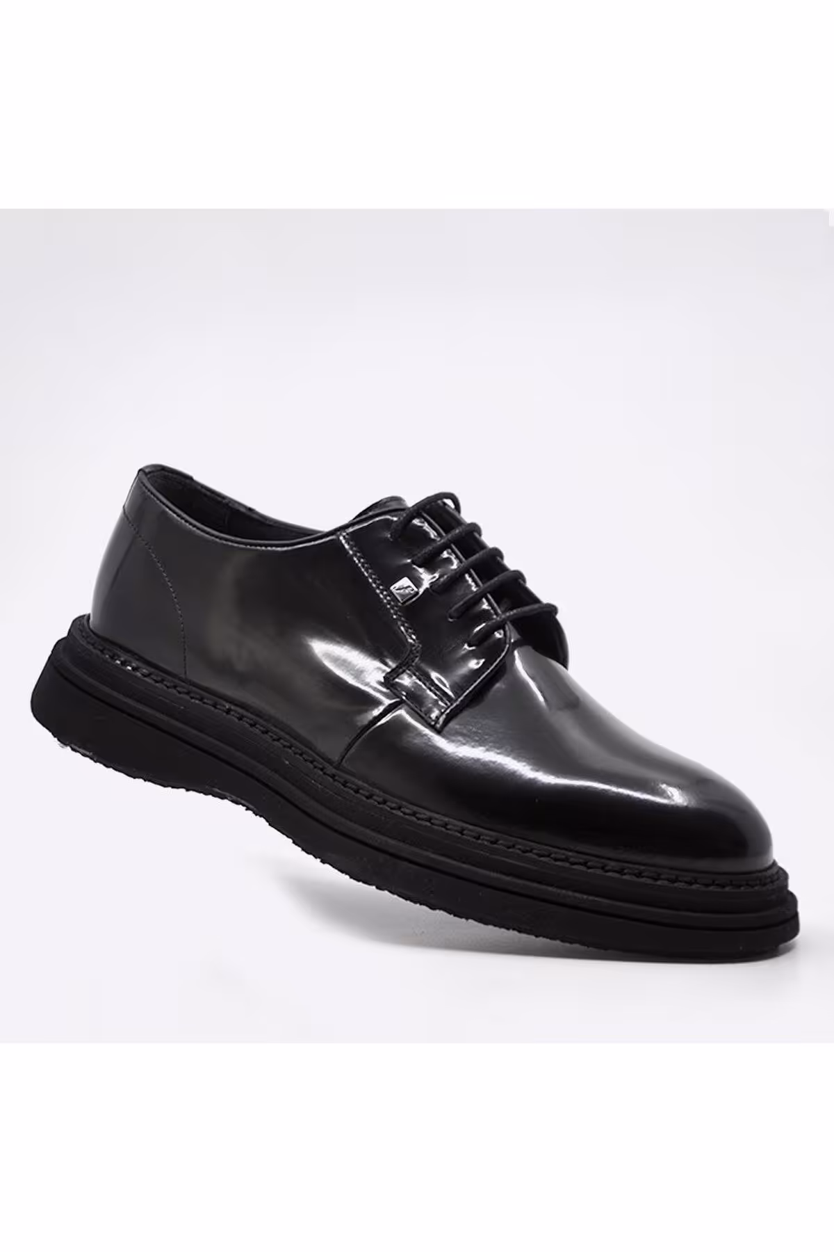 کفش های کژوال مشکی مردانه چرم ثبت اختراع EVA BASE &#039;S 3157 300 Fosco