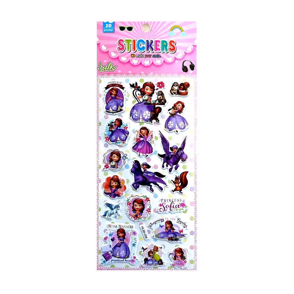 برچسب مدل برجسته طرح سوفیا کد HL88