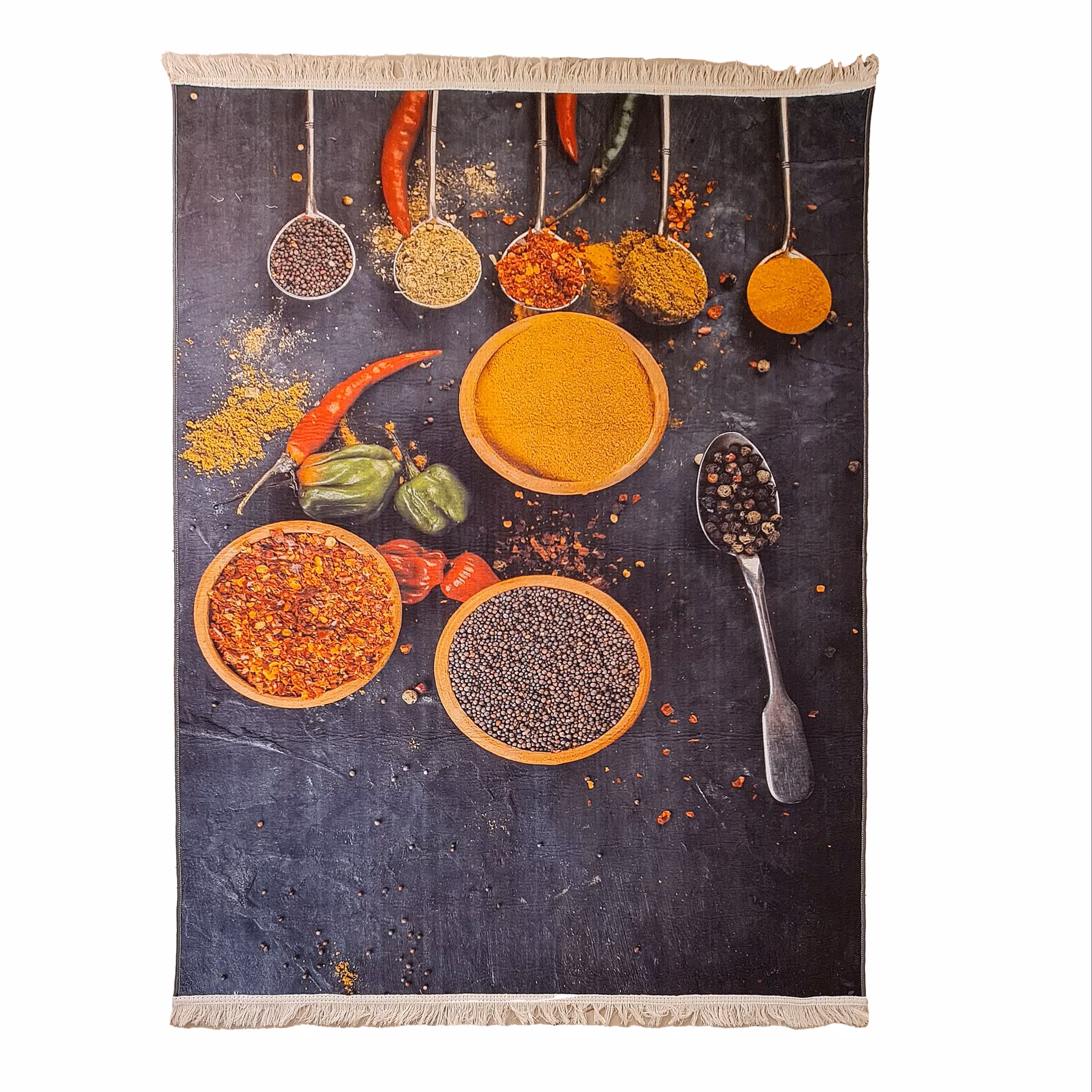 فرش ماشینی مدل فرشینه طرح چاشنی