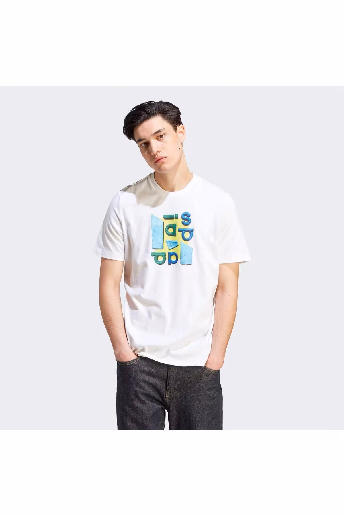 تی شرت سفید مردانه عکس لباس ورزشی دو تنی واقعی adidas