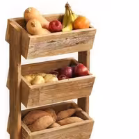 استند سیب زمینی و پیاز چوبی