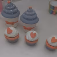 کاپ کیک قندونی