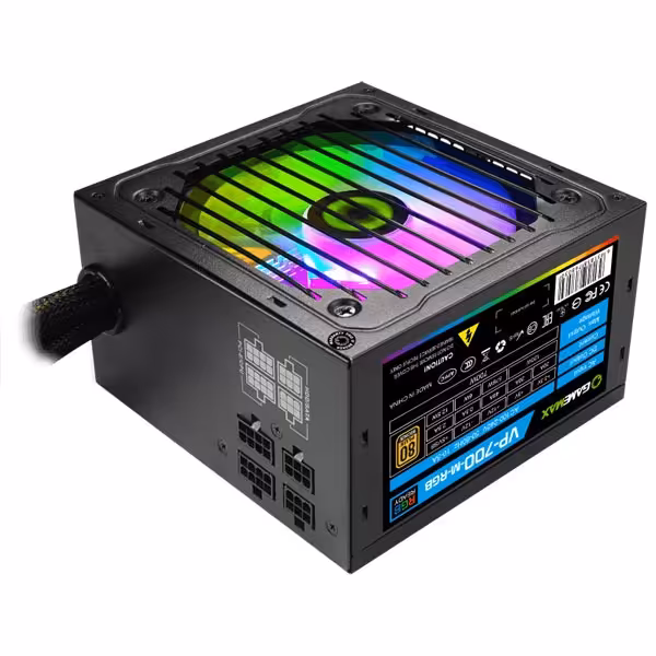 پاور گیمینگ گیم‌ مکس مدل VP700 RGB-M - پردیس پازار