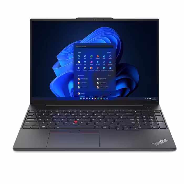 لپ تاپ 16 اینچی لنوو مدل ThinkPad E16 پردازنده Core i7 1355U رم 8 گیگابایت حافظه 512 گیگابایت SSD گرافیک 2 گیگابایت MX550