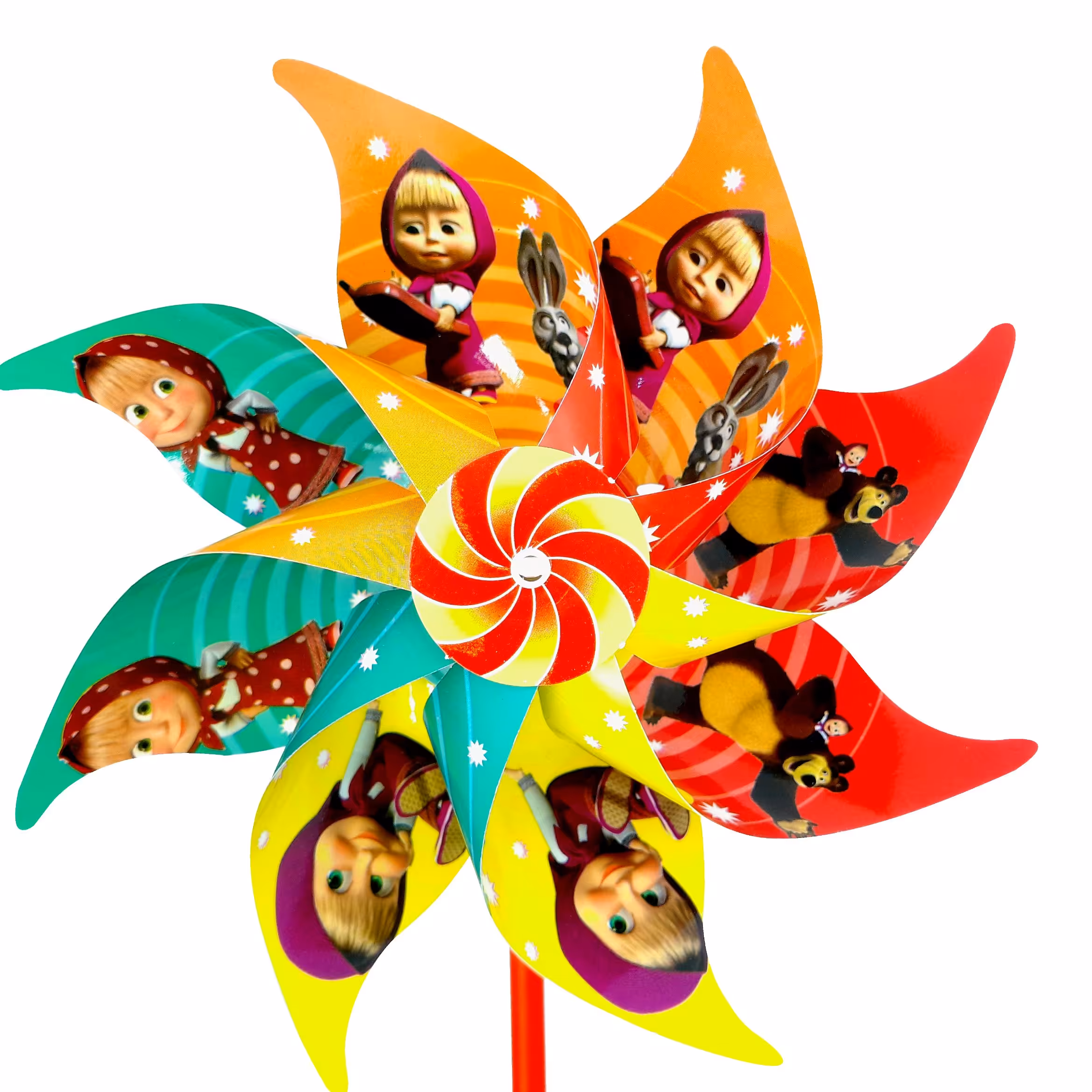 فرفره گلاسه طرح ماشا و میشا(10عددی)
