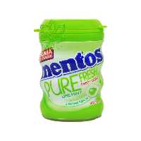 آدامس منتوس لیمو و نعنا بدون شکر مغزدار 60 گرم - mentos