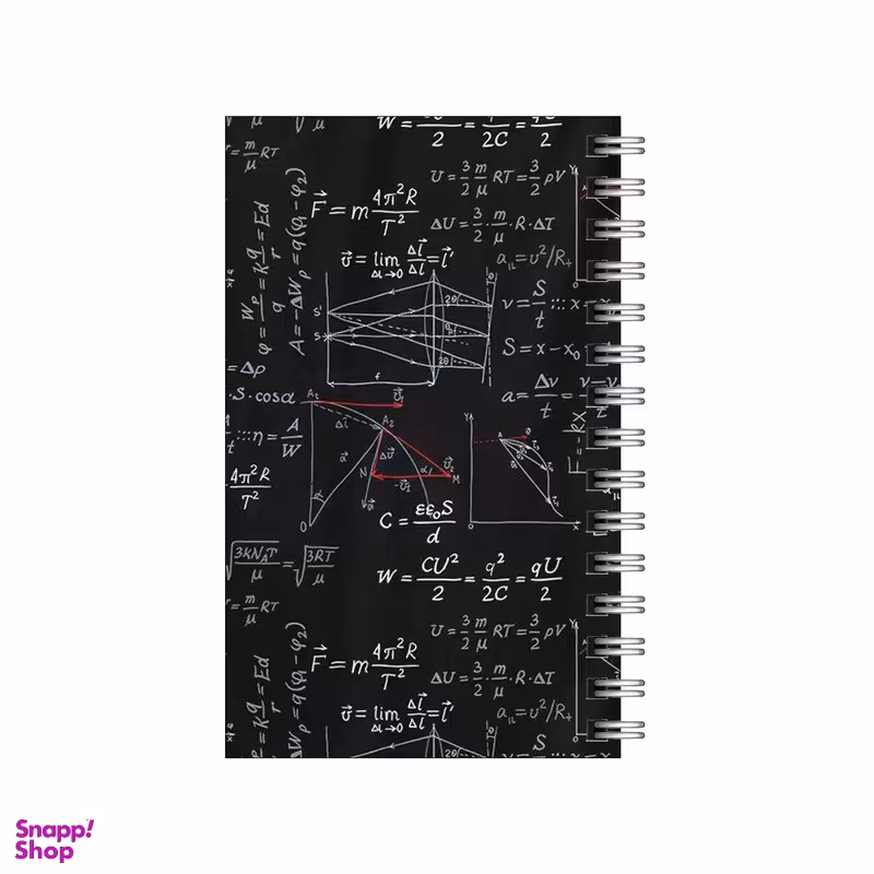 دفترچه یادداشت ۶۰ برگ مدل To Do List طرح ریاضی و فیزیک کد 5758593