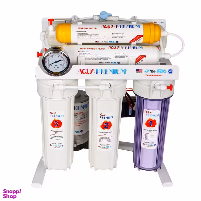 دستگاه تصفیه آب خانگی آکواپرمیوم مدل A6RO6-ML-TL4