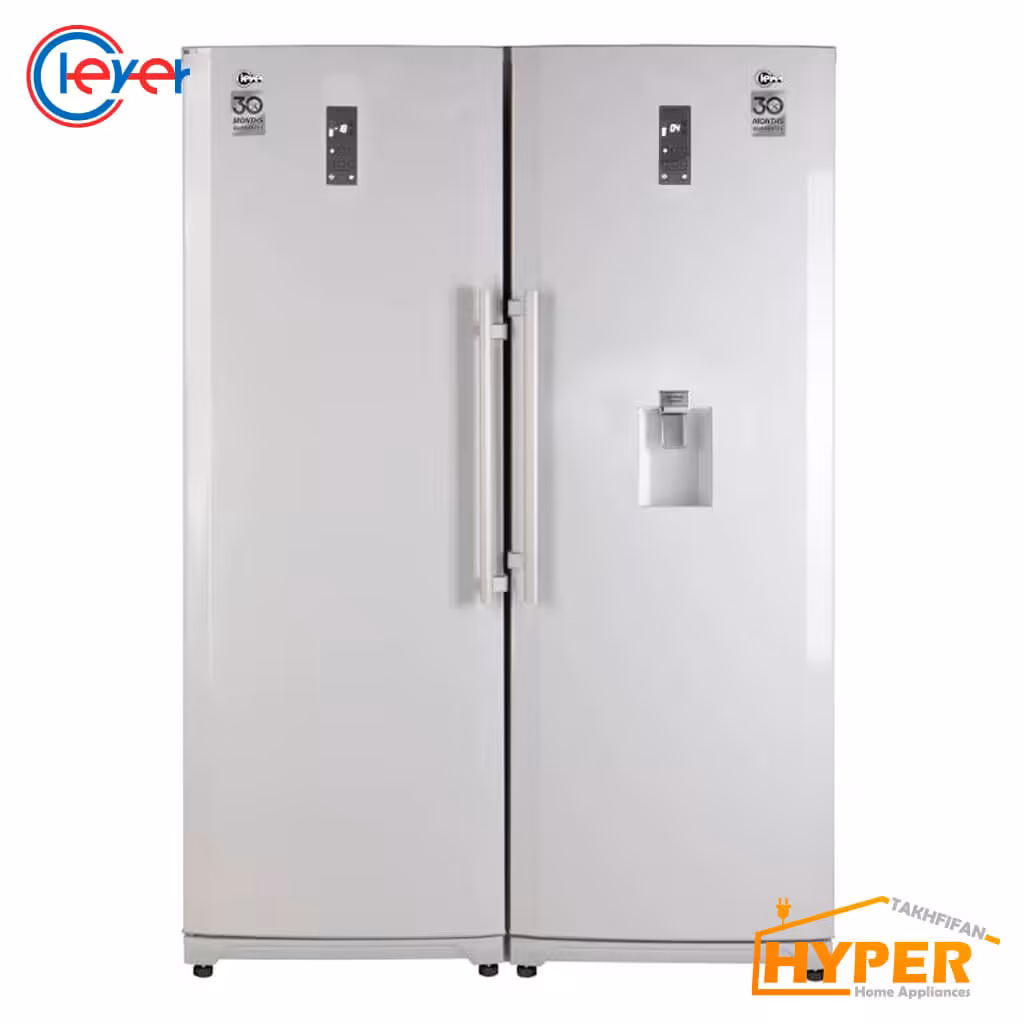 یخچال فریزر دوقلو کلور RNT101-FNT101 سفید سری 70