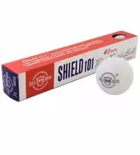 توپ پینگ پنگ شیلد مدل SHIELD101 بسته 6 عددی | سفید