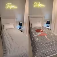 لحاف یک نفره طرح دختر