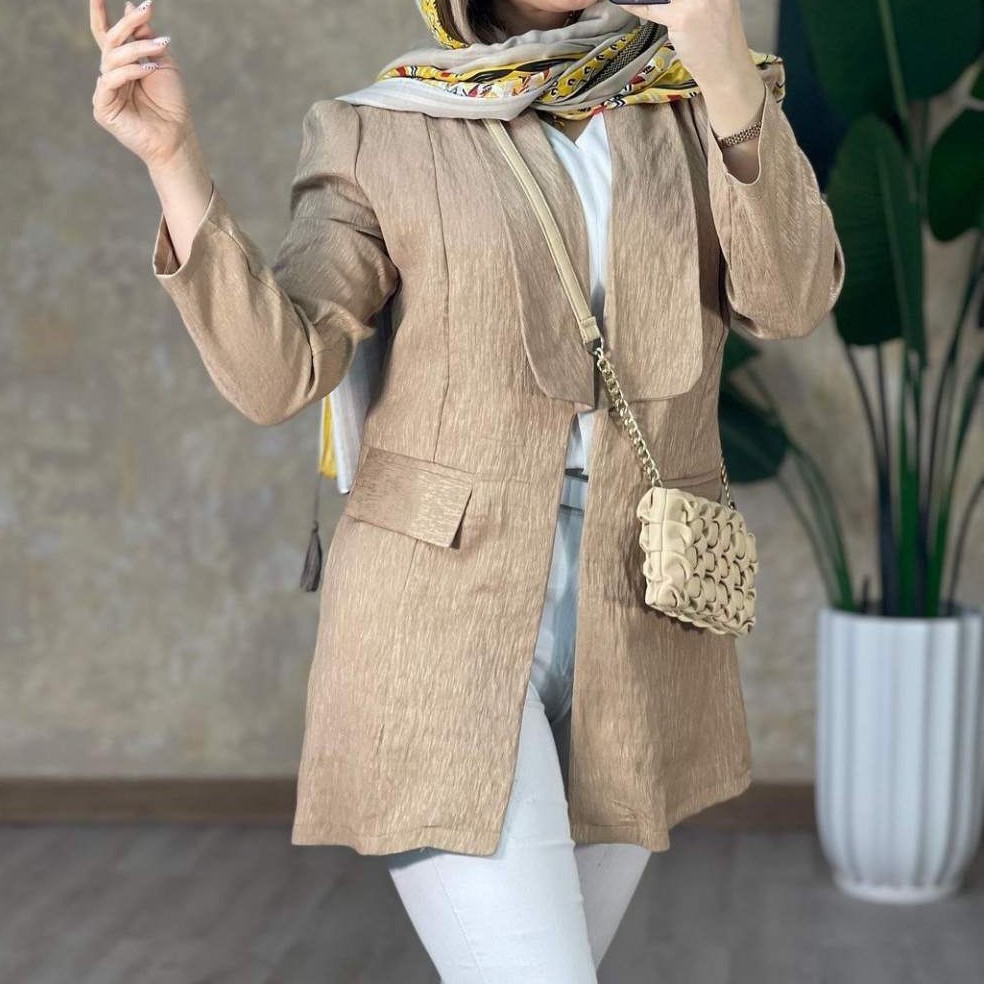 مانتو کتی زنانه جنس کریستال درجه یک 2سایزی 38 تا 46