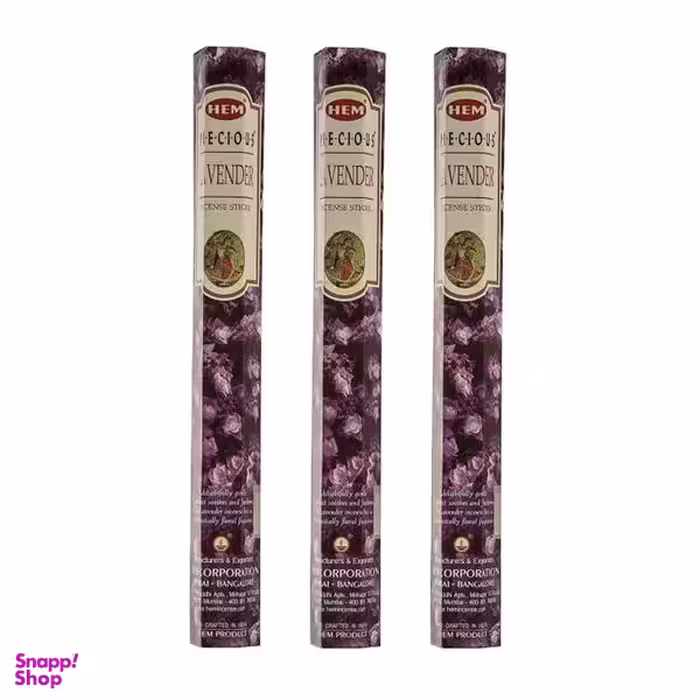 عود خوشبو کننده هم مدل Lavender بسته 3 عددی