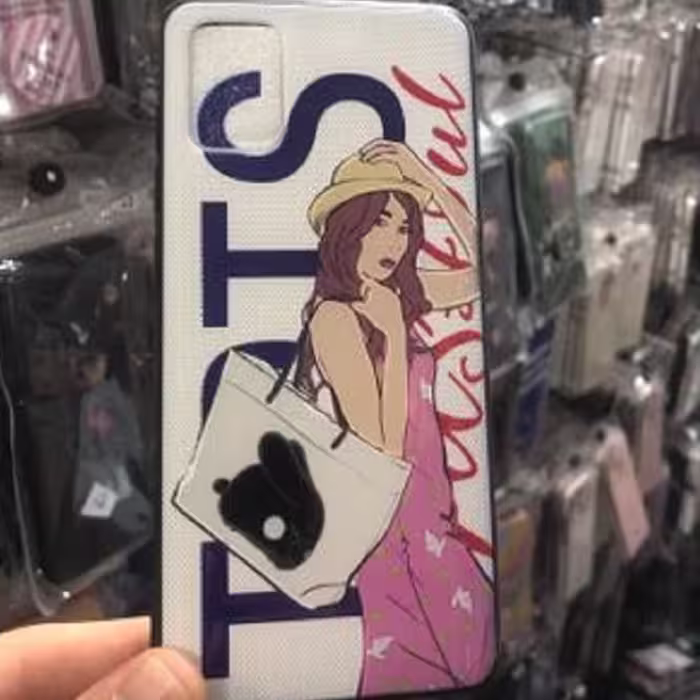 قاب طرح دار برای گوشی سامسونگ a51 A51               