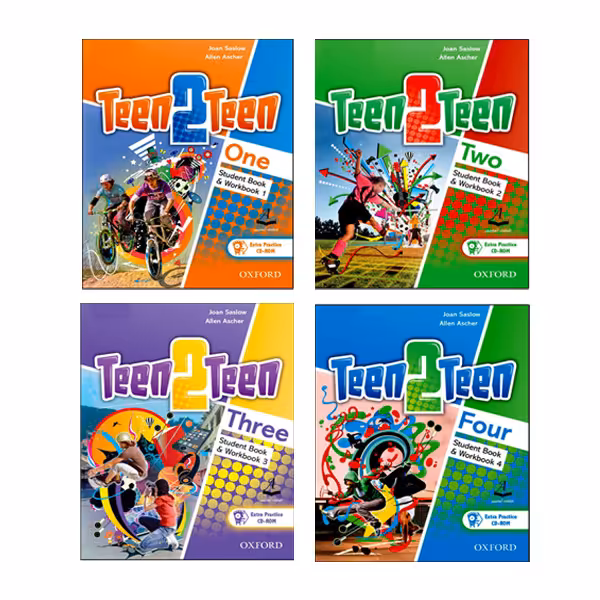 کتاب Teen 2 Teen اثر Joan Saslow and Allen Ascher انتشارات آرماندیس چهار جلدی