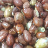 بادام زمینی ریز  دو آتیشه