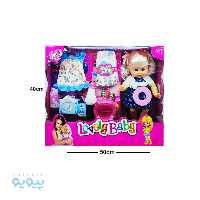 عروسک بی بی بزرگ تمام گوشتی با لباس APT آیتم APT3022-1
