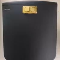 فلاش تانک  فوق باریک مشکی طلایی دکمه ای و طناب بسیار نازک و باکیفیت