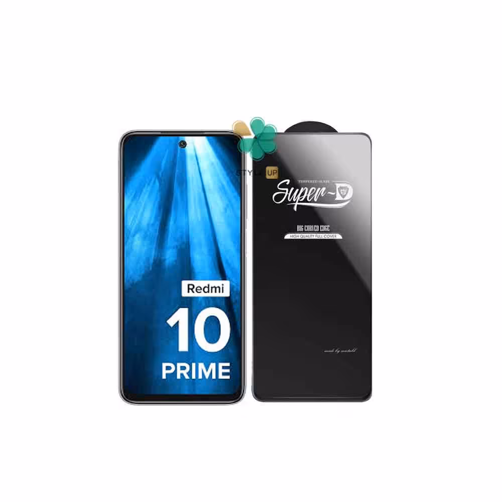 گلس گوشی شیائومی Xiaomi Redmi 10 Prime تمام صفحه Super D