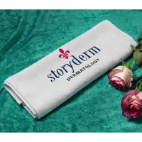حوله کوچک دستی استوری درم رنگ سفید سایز 40*800