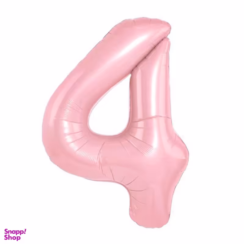 بادکنک فویلی طرح عدد ۴ کد KP03