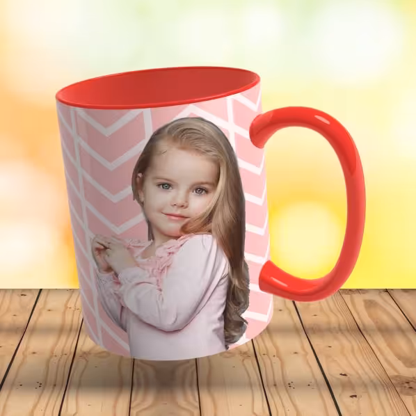 چاپ لیوان سرامیکی  دسته و داخل قرمز  (2)