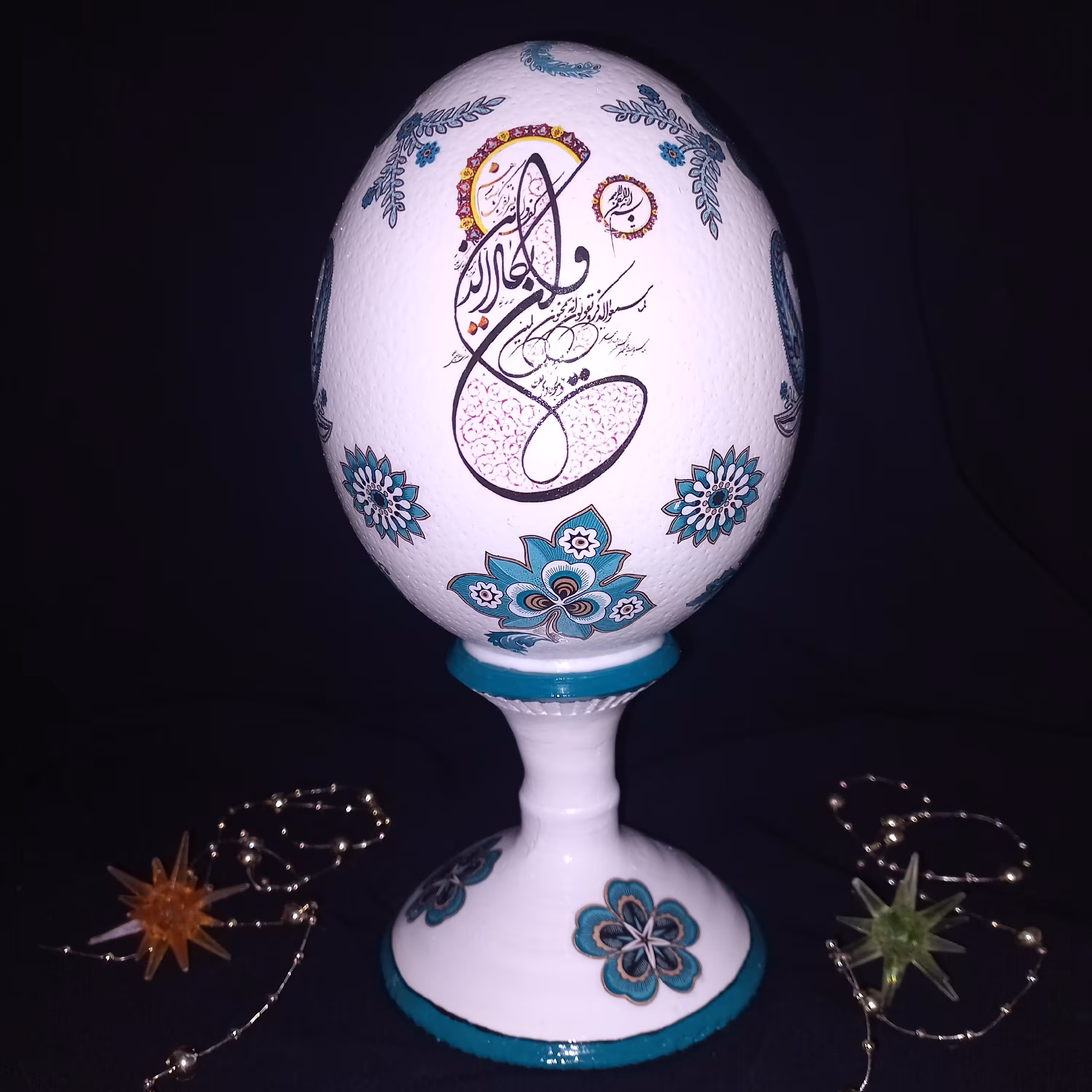 تخم شترمرغ تزیینی 