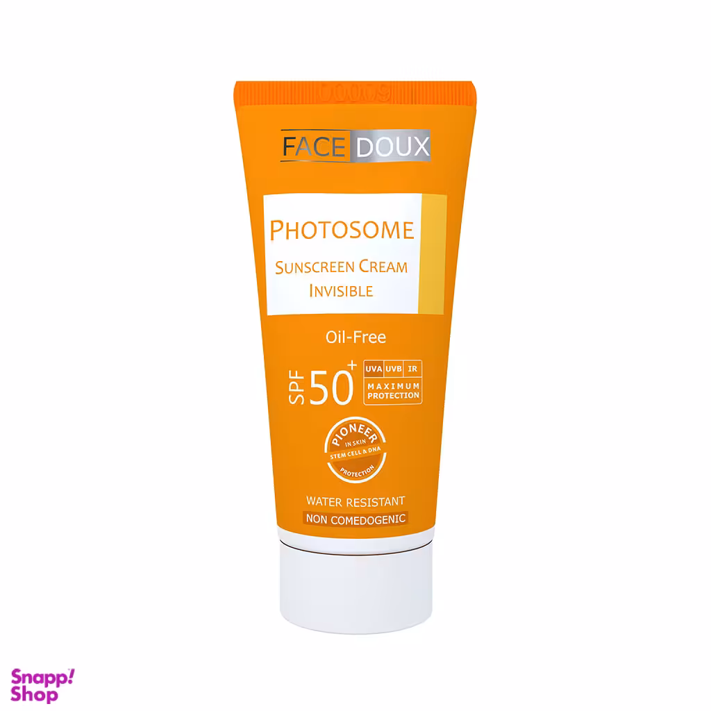 کرم ضد آفتاب فیس دوکس (Face Doux) سری Photosome با SPF50 مناسب پوست های چرب بی رنگ حجم 40 میلی‌‌ لیتر