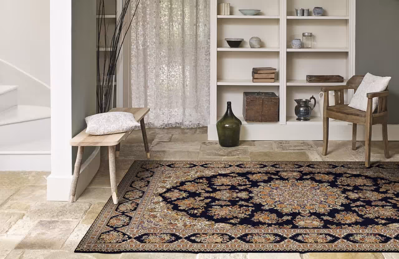 روفرشی کشدار ضد اب مخمل شانل ابریشم کد 51P سایز 6 متری