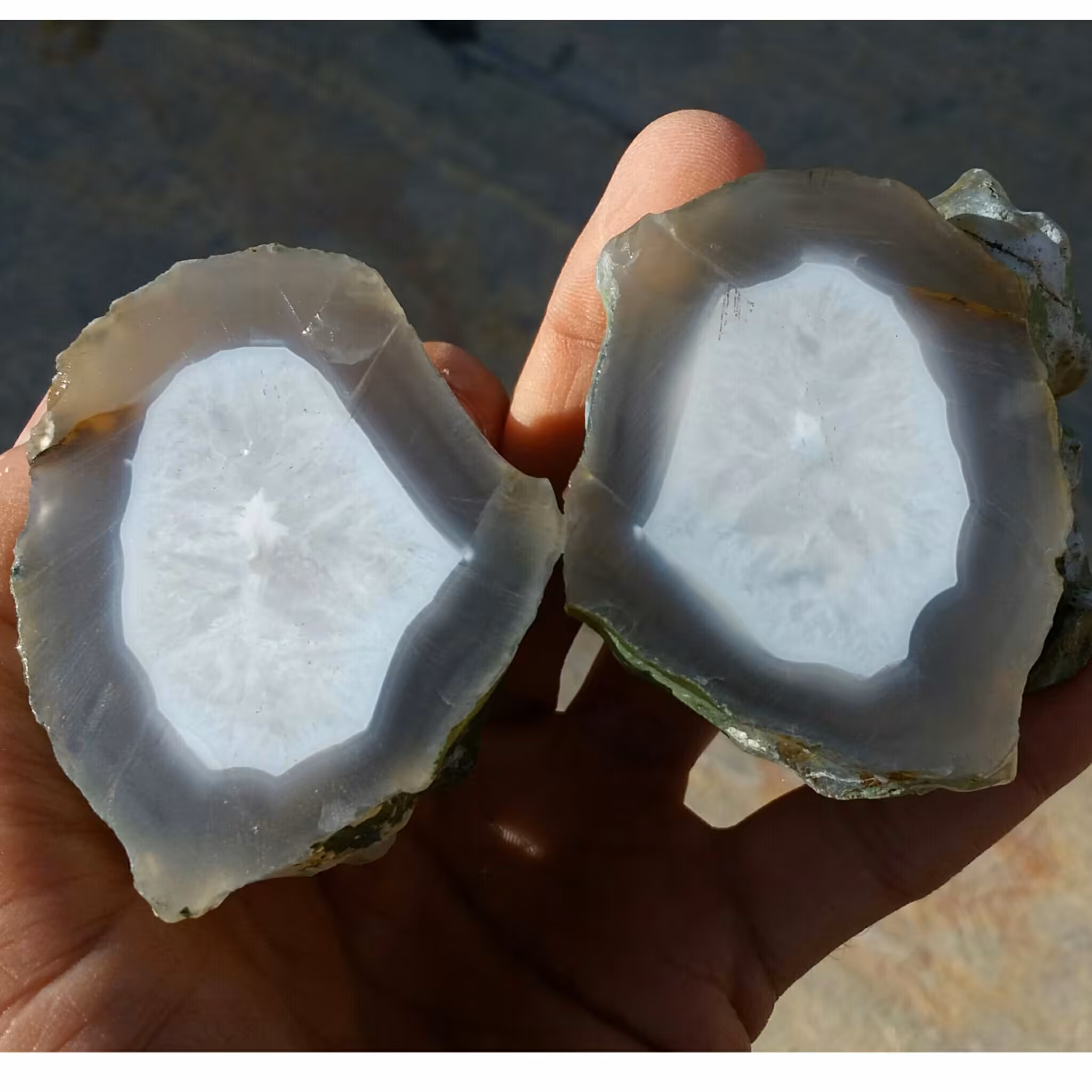 جفت اسلایس سنگ عقیق سلیمانی سه بعدی مصور(چشم) 100درصد طبیعی
شاهکار خلقت محشر زیبا