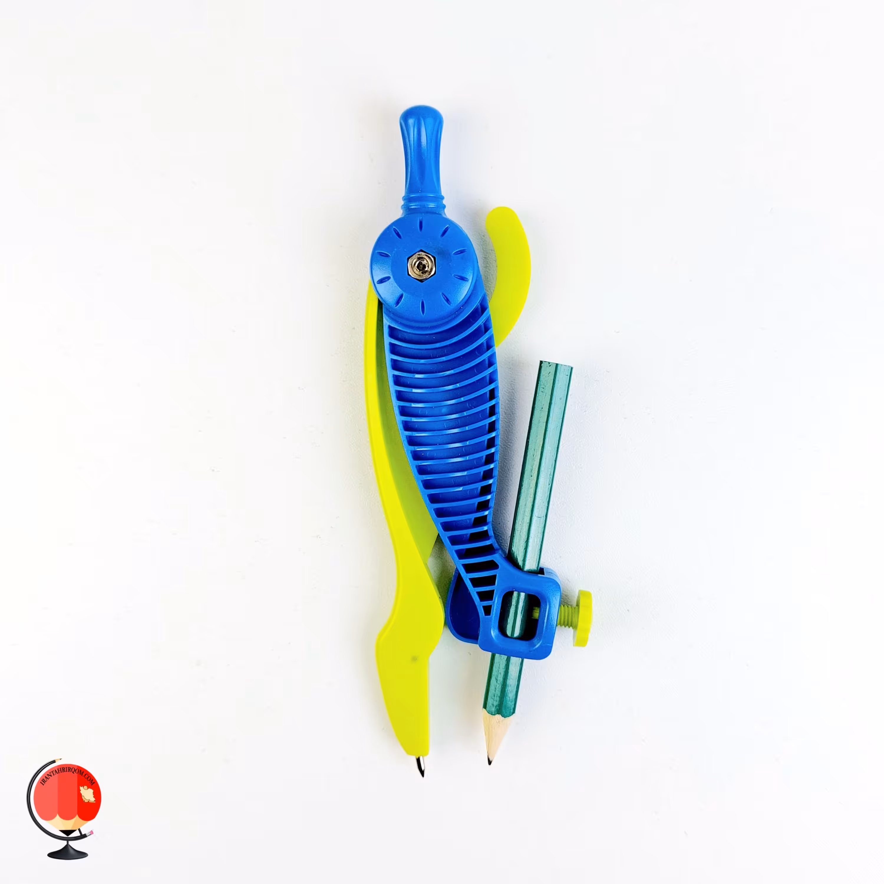 پرگار پلاستیکی رنگ آبی کد 2643