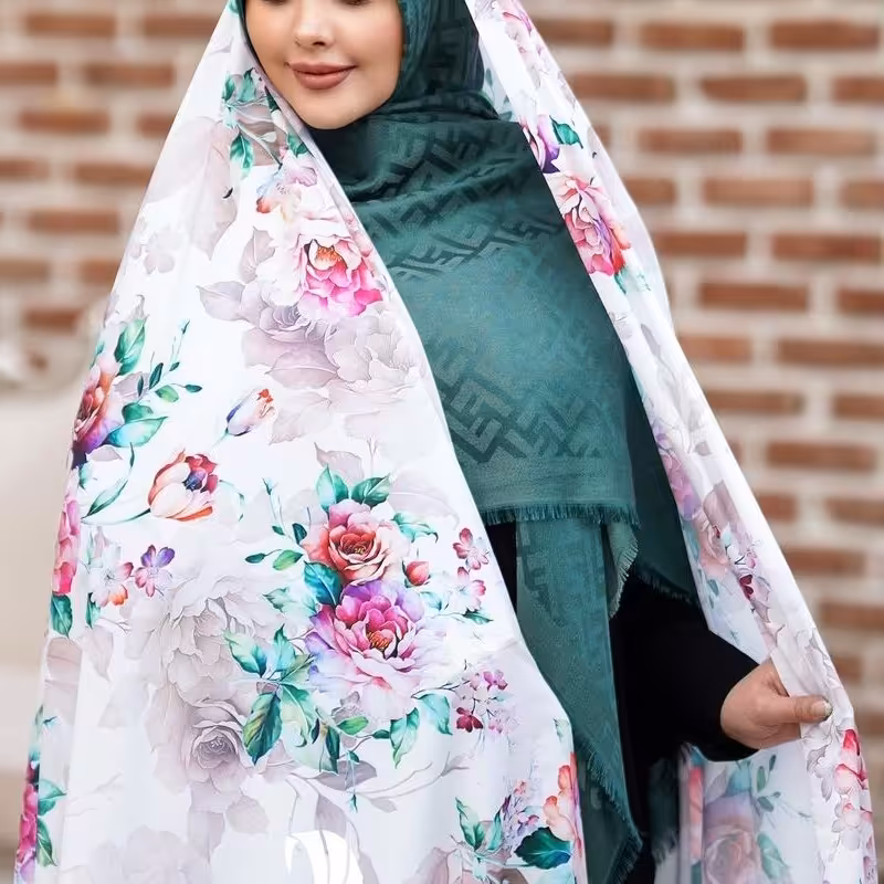 چادر رنگی مجلسی کد 433