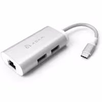 هاب ADAM ELEMENTS آدام المنتس تبدیل USB-C به LAN مدل CASA Hub eC301 نقره ای - Hiapple.ir