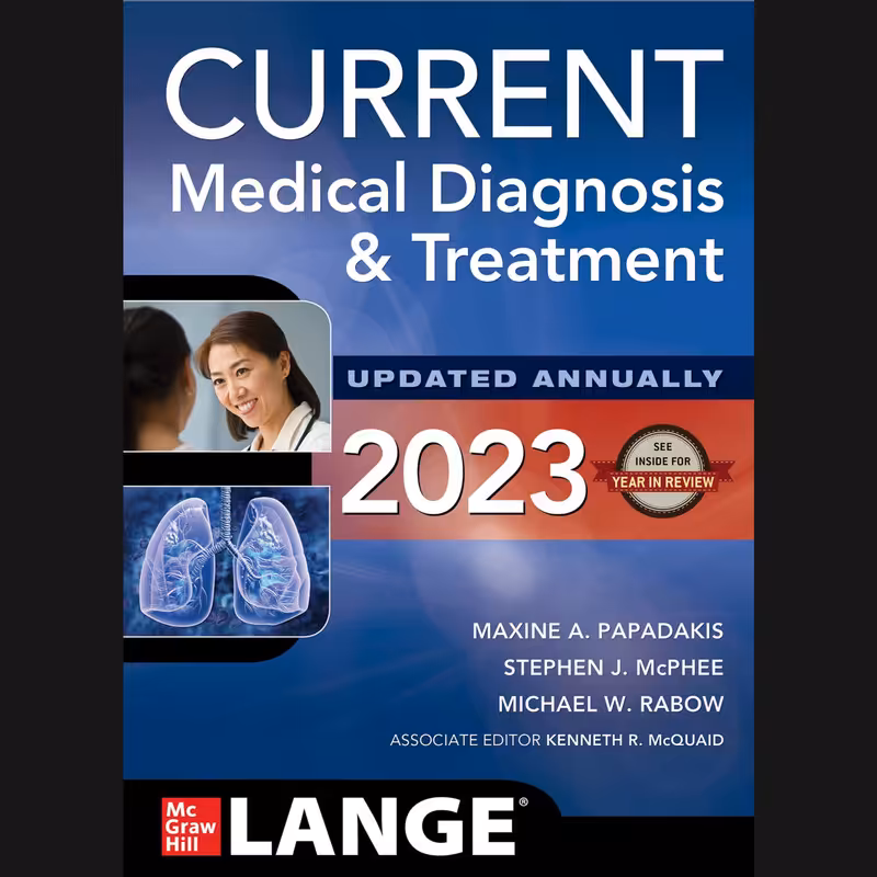 کتاب CURRENT Medical Diagnosis and Treatment اثر Maxine Papadakis انتشارات مک گرا هیل