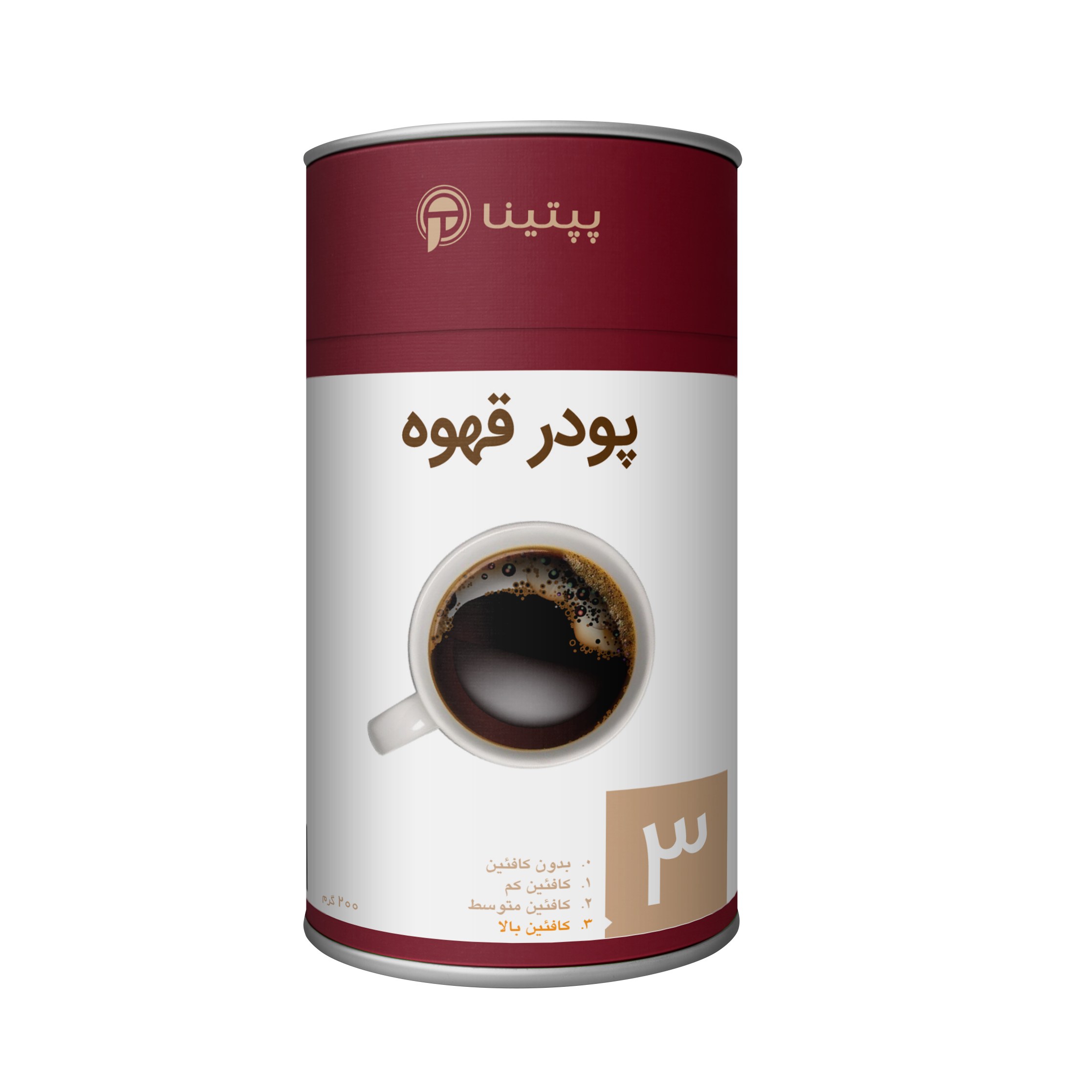 پودر قهوه (کافئین زیاد)