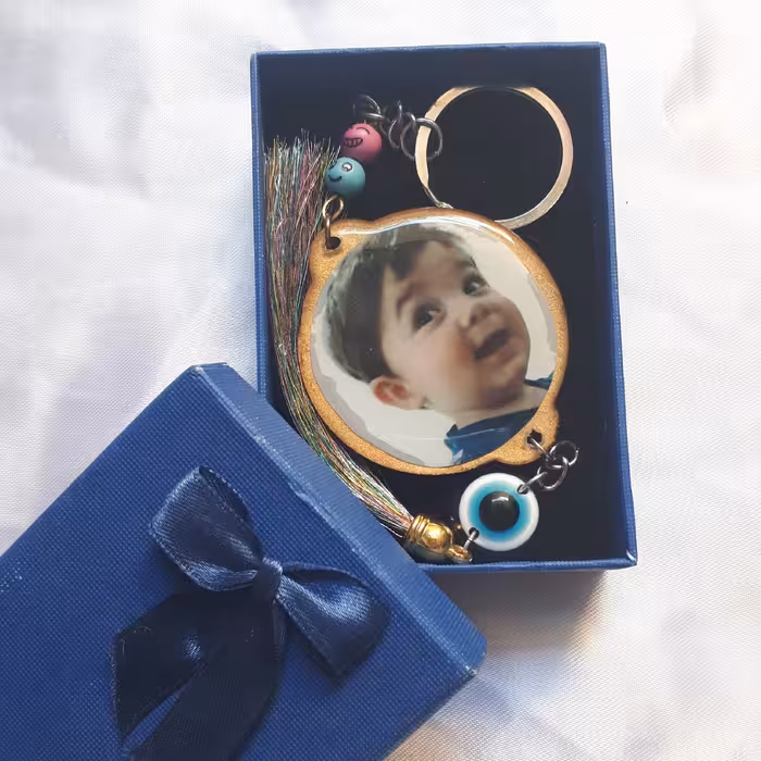 آویز ماشین رزینی دوطرفه با لوگوی استقلال