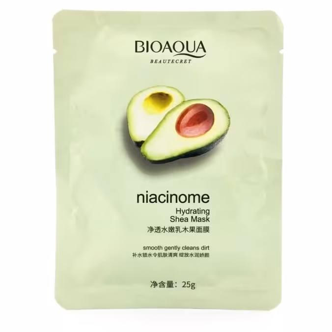 ماسک ورقه ای صورت بایوآکوا با طعم آووکادو  25 گرم