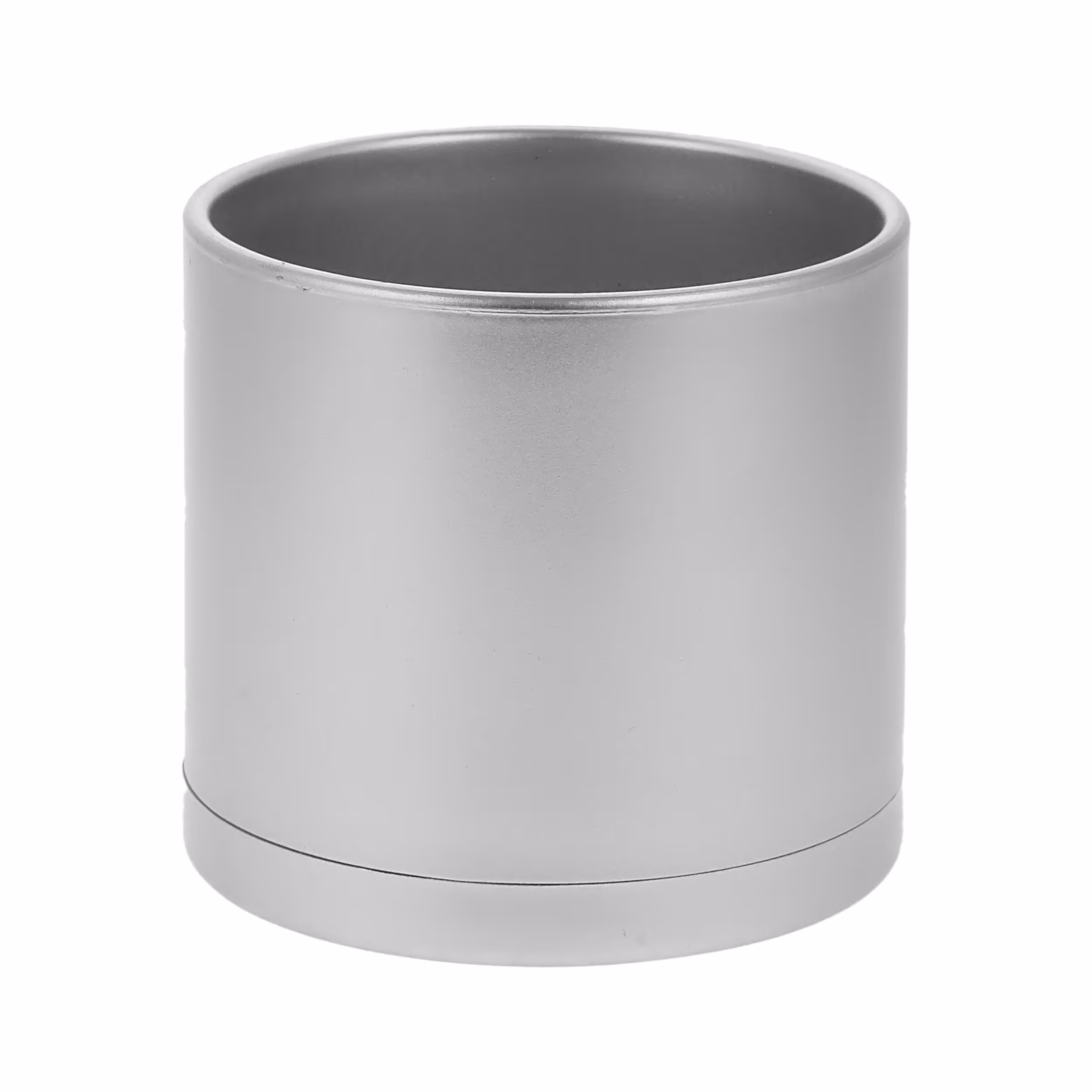 گلدان طرح استوانه مهرنی مدل  12.5-103 رنگ نقره ای