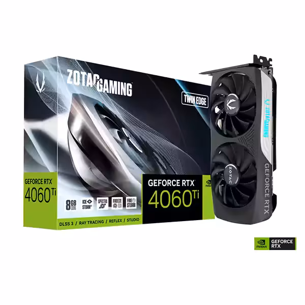 کارت گرافیک زوتک ZOTAC GeForce RTX 4060 Ti 8GB Twin Edge