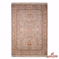 فرش  ماشینی ساوین طرح باغ لرزان فیلی