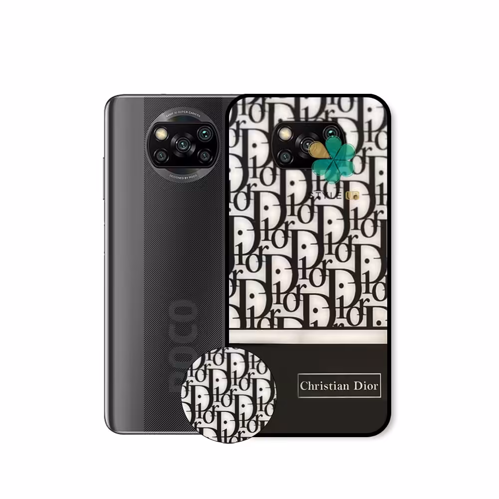 قاب گوشی شیائومی Xiaomi Poco X3 طرح Christian Dior