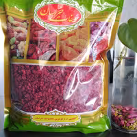 زرشک پفکی امسالی قائنات ، خوش رنگ و ارگانیک در بسته بندی  نیم کیلویی