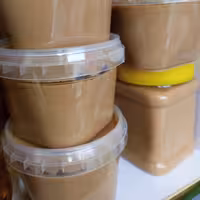 کره بادام زمینی خالص بدون افزودنی آستانه اشرفیه 250 گرمی 