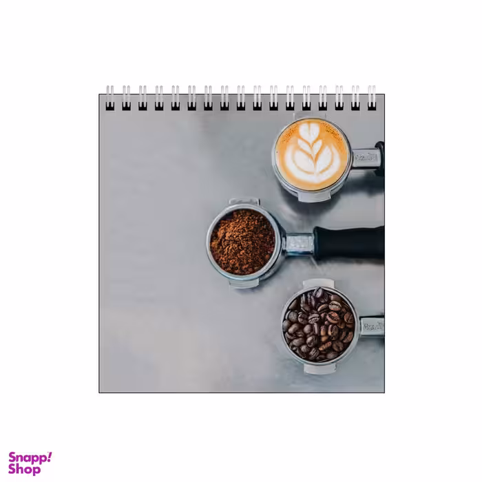 دفتر طراحی 60 برگ طرح قهوه کد 1027445