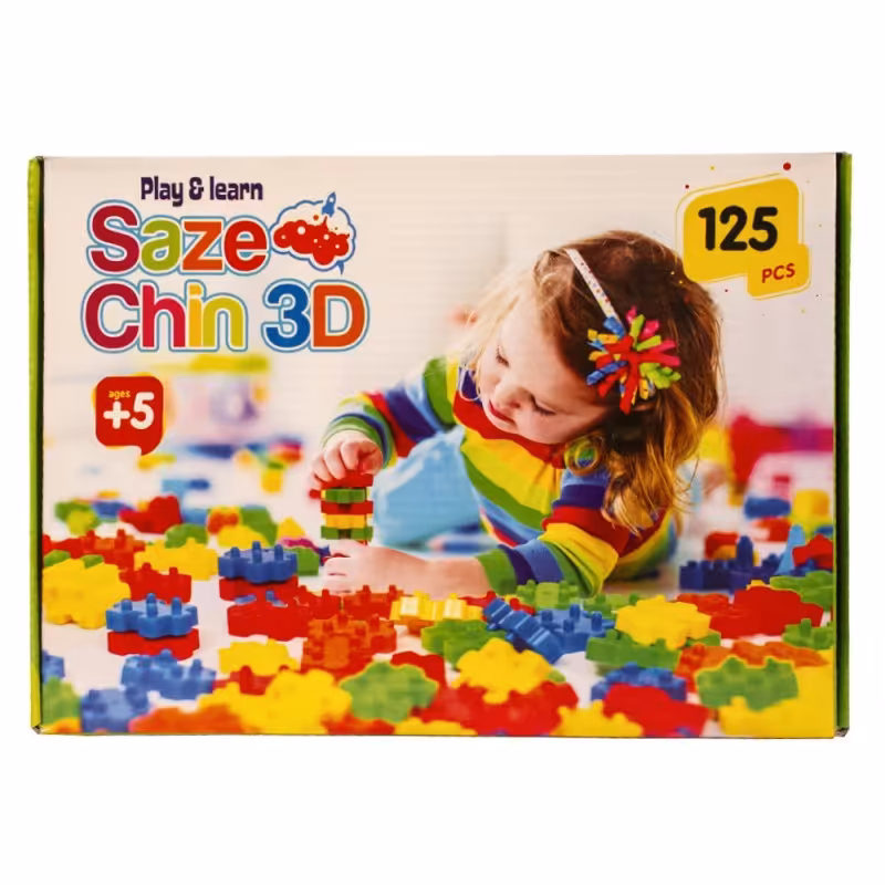   سازه چین سه بعدی مدل 125 تکه