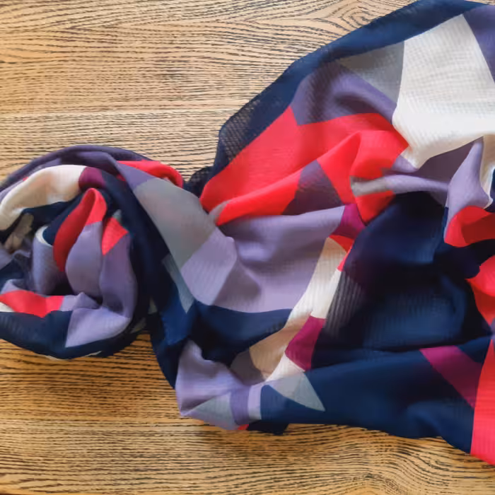 شال نخی میله ای. در 4طرح مختلف ورق بزنید قواره 70در یک متر و هشتاد