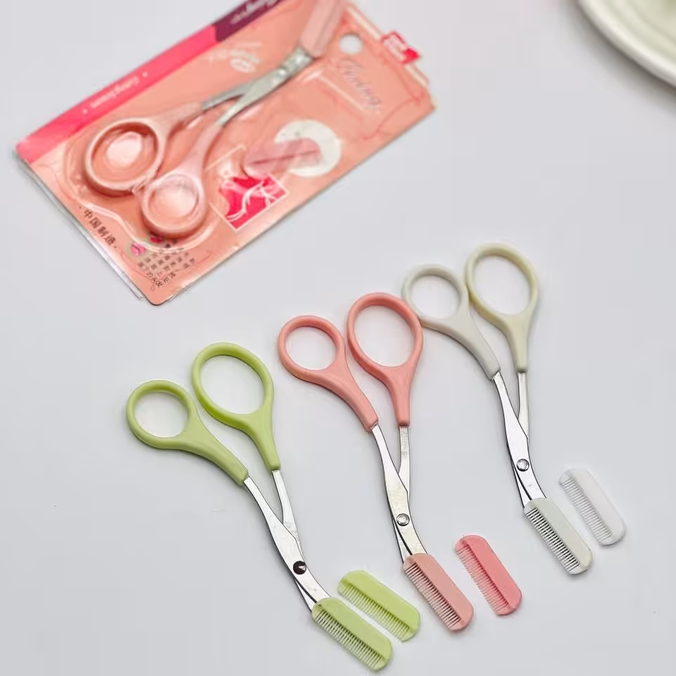 قیچی ابرو شانه دار 